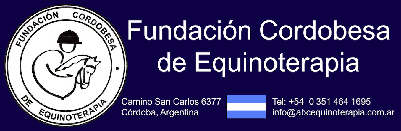 Fundacion Cordobesa de Equinoterapia baner Teléfono:+5403514641695 Correo Electrónico: info@abcequinoterapia.com.ar Dirección: Camino San Carlos 6377 Córdoba Argentina